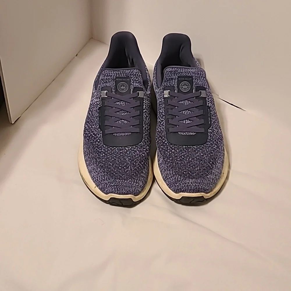 Peter Millar Hyperlight Apollo Slip On, Nebula Blue, Knit Upper, Men's Size 10.5